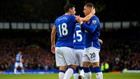 Gareth Barry - Pakai nomor 18 Everton periode 2013 - 2018. Foto: Getty Images Sport/Alex Livesey
