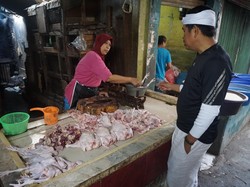 Daging Sapi Mahal, Pedagang Pasar Jumaah Purwakarta Libur Jualan