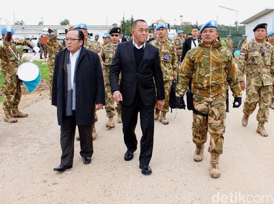 Menhan RI Kunjungi Prajurit TNI Konga di Lebanon