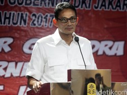 Sandiaga Uno: Ahok Kurang Harmonis dengan Warga Jakarta
