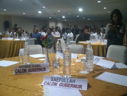 Ridwan Kamil dan Sjafri Sjamsoeddin Tak Hadiri Seleksi Cagub DKI Gerindra