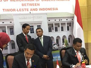 Disaksikan Jokowi, RI-Timor Leste Perbarui Kerjasama Bidang Olahraga