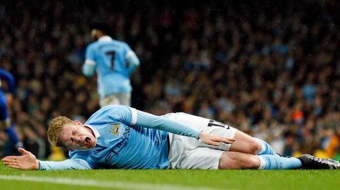 City ke Final, De Bruyne Cedera