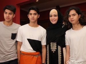 Kebahagiaan Maia Rayakan Ultah ke-40 dengan Al, El, Dul