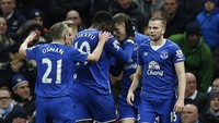 Pada leg kedua semifinal Piala Liga Inggris yang dihelat di Etihad Stadium, Kamis (28/1/2017) dinihari WIB, Everton sempat membuat City tertinggal jauh agregat 1-3 usai Ross Barkley bikin gol di menit ke-18. Reuters/Andrew Yates.