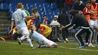 Kekalahan ini memastikan Atletico terhenti di perempatfinal. Sebaliknya, Celta berhak melaju ke semifinal. REUTERS/Juan Medina.