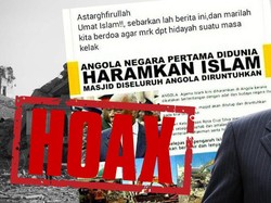 Pesan Berantai Islam Dilarang di Angola Tidak Benar