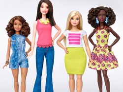 Mattel Rilis Barbie Bertubuh Tinggi dan Montok di 2016