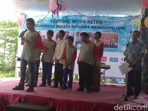 70 Siswa Tunanetra Unjuk Kebolehan di Festival Mitra Netra