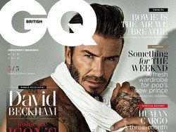 5 Wajah Tampan David Beckham di 5 Cover Berbeda Majalah GQ