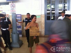 Ini Aksi Tak Senonoh Pelaku Pelecehan yang Dipajang di Stasiun Jatinegara