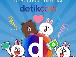 Makin Update, @detikcom Kini Mejeng di Line