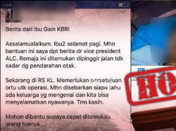 Foto Remaja Pingsan di Jalanan Kuala Lumpur karena Sakit Pendarahan Otak