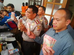 Polisi Sita Upal Ratusan Juta Rupiah Made in Bandung