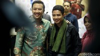 Evan Dimas menemui Imam Nahrawi di Kantor Kemenpora, Jakarta, Selasa (2/2/2016).
