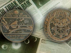 Langka: Medali Emas Gerhana 1983 Seberat 40 Gram