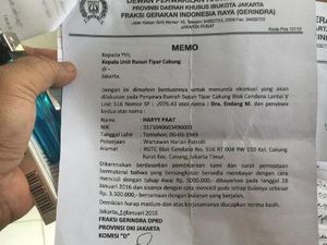 Penyewa Rusun Bermemo Anggota DPRD DKI Menunggak Sewa 52 Bulan Penyewa Rusun Bermemo Anggota DPRD DKI Menunggak Sewa 52 Bulan