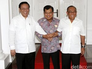 Agung dan Ical Bertemu di Kediaman JK