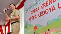 Ahok Resmikan RPTRA Pinggir Rel