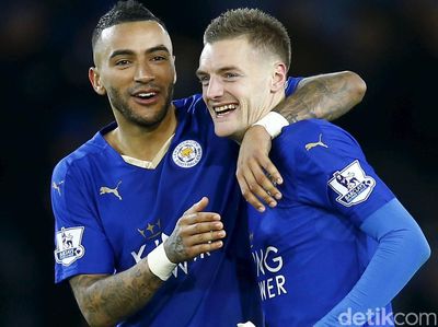 Dua Gol Vardy Menangkan Leicester Atas Liverpool
