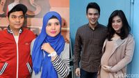 Indra Bekti Didampingi Istri, Istri Jonathan Frizzy Hamil 7 Bulan