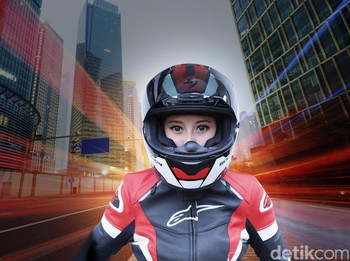 Wow, Lady Biker