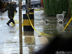 Jihandak Amankan Benda Mencurigakan di Wisma Nusantara