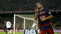 El Pistolero mencetak 4 gol dalam pertandingan tersebut. Albert Gea/Reuters/detikcom.