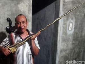 Warga Binjai Temukan Keris Raksasa dan Jenglot