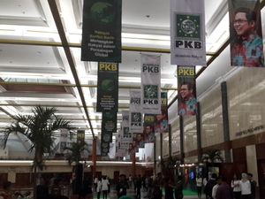 Kader PKB Mulai Berdatangan ke Lokasi Mukernas di JCC