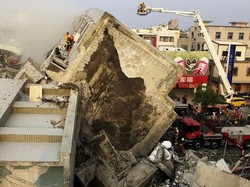 Korban Gempa Taiwan Bertambah Jadi 13 Orang