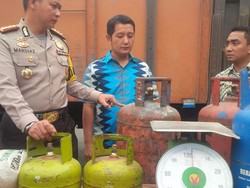Polisi Gerebek Rumah Pengoplos Gas Bersubsidi, Ratusan Tabung Disita