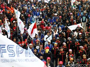 Ribuan Buruh Akan Demo di Jakarta Kamis Ini, Polisi: Tak Ada Sweeping