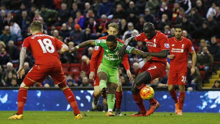 Buang Keunggulan Dua Gol, Liverpool Diimbangi Sunderland 2-2