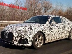 Audi Tes Coupe A5 Terbaru di China