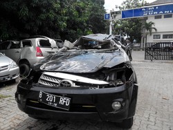 Begini Kondisi Fortuner yang Terlibat Kecelakaan Maut di Daan Mogot