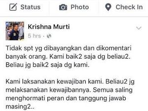 Kombes Krishna Bicara Hubungan Penyidik dan Pengacara Jessica