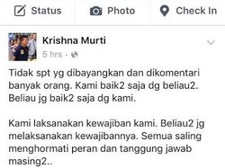 Kombes Krishna Bicara Hubungan Penyidik dan Pengacara Jessica