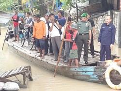 Banjir di Bojonegoro Siaga Dua, Bupati Instruksikan Camat dan SKPD Bersiaga
