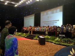 JK, Hatta Rajasa dan Irman Gusman Hadiri Pengukuhan Pengurus ICMI