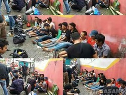 Polisi Gerebek Sarang Narkoba di Makassar, 12 Orang Diamankan