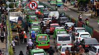 Angkot Ngetem, Kawasan Stasiun Bogor Macet