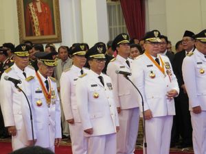 Para Istri 7 Gubernur Dilantik Jadi Ketua Tim PKK Provinsi Para Istri 7 Gubernur Dilantik Jadi Ketua Tim PKK Provinsi