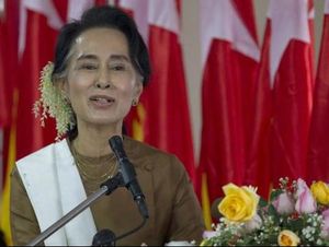 Ratusan Warga Myanmar Protes Komisi Soal Rohingya yang Dibentuk Suu Kyi