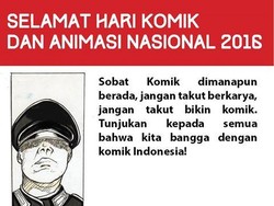 Selamat Hari Komik dan Animasi Nasional 12 Februari!