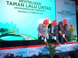 Toyota Kucurkan Rp 9 Miliar Percantik Taman Lalu Lintas Bandung