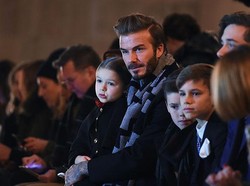 Penampilan Stylish Keluarga Beckham di New York Fashion Week