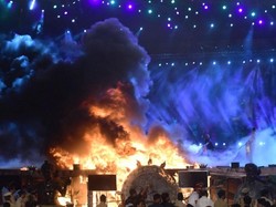 Kebakaran Saat Acara Pameran Make in India, Ribuan Orang Dievakuasi