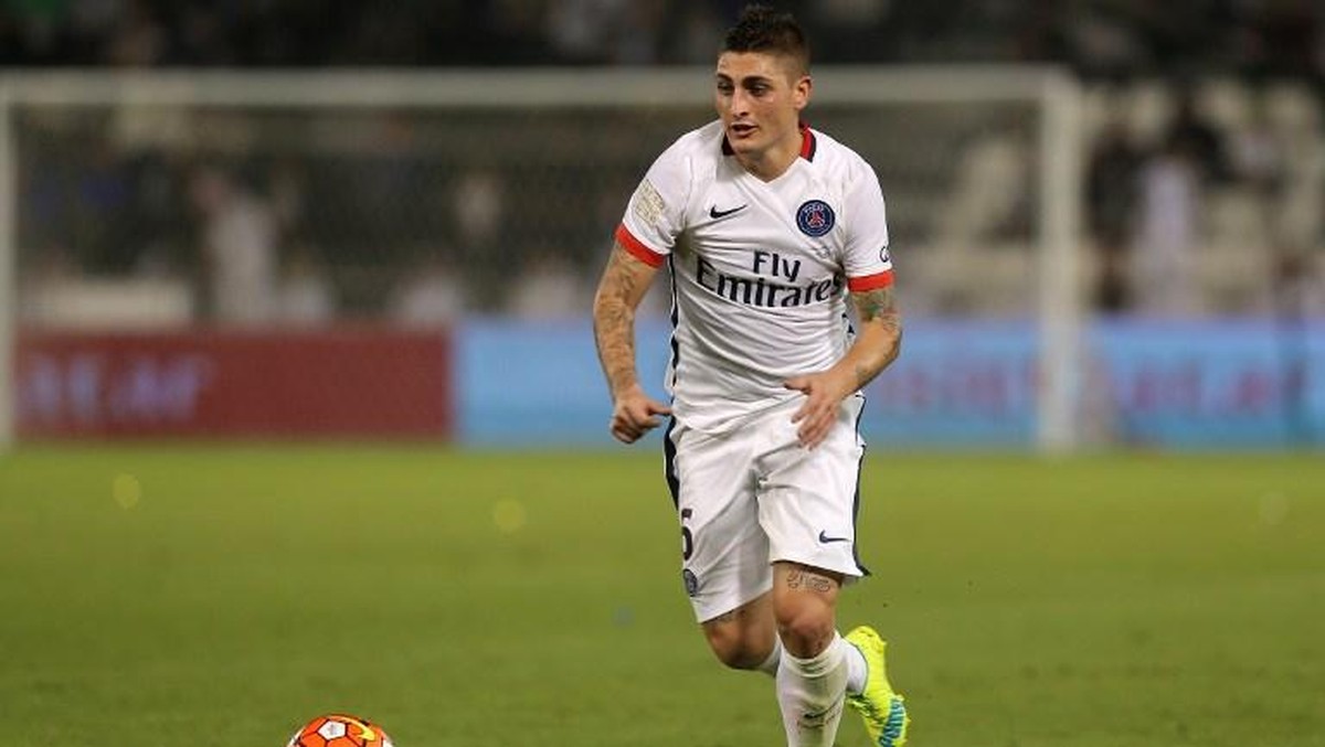 Masa depan Marco Verratti di PSG dipertanyakan. Foto: AFP/Karim Jaafar