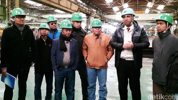 Ketum Hipmi Kunjungi Galangan Kapal Shin Kurusima Dockyard